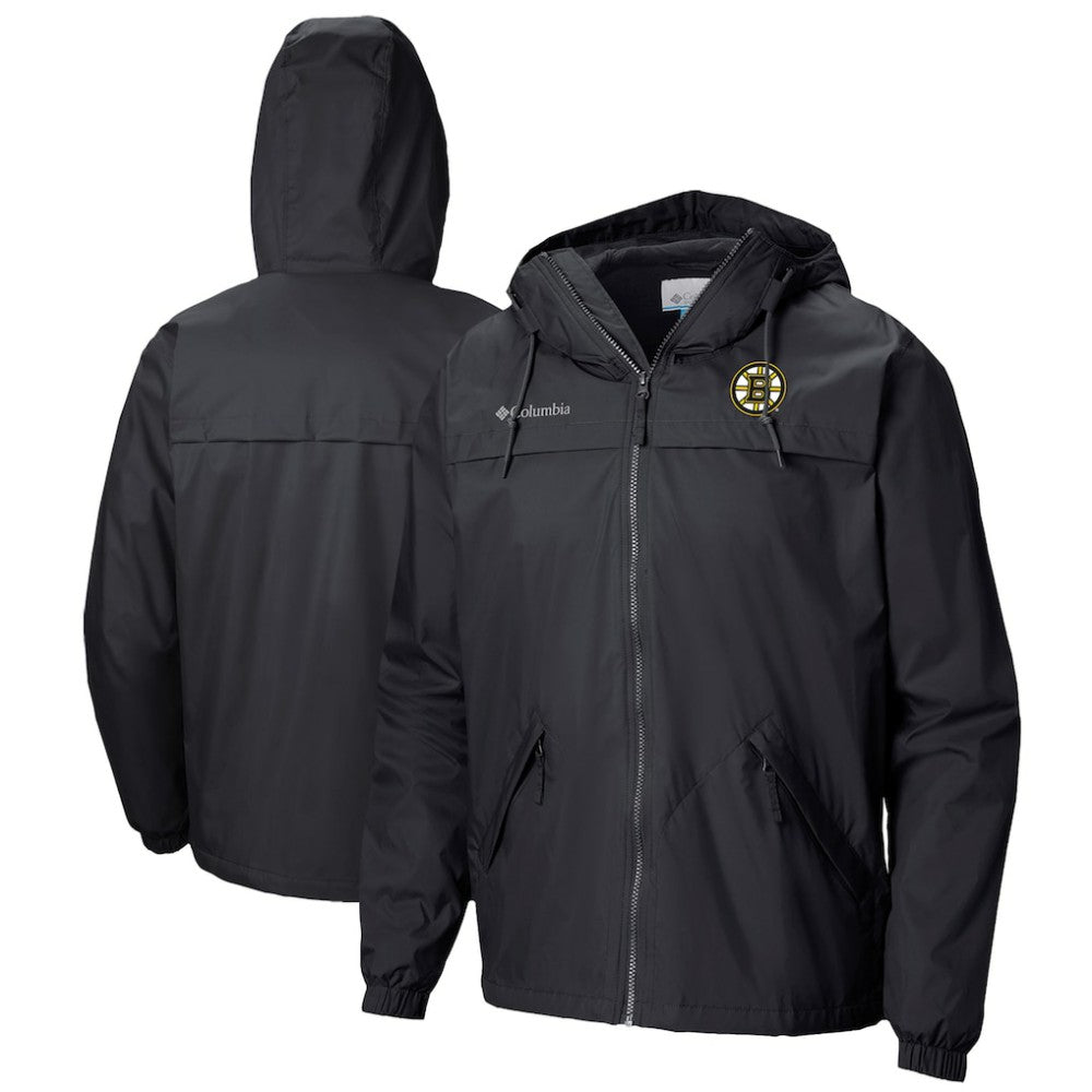 Boston Bruins Columbia Oroville Creek Lightweight Full-Zip Windbreaker Jacket
