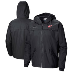 Detroit Red Wings Columbia Oroville Creek Lightweight Full-Zip Windbreaker Jacket