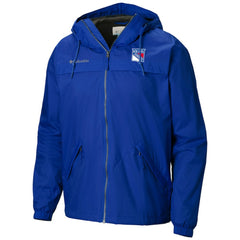 New York Rangers Columbia Oroville Creek Lightweight Full-Zip Windbreaker Jacket