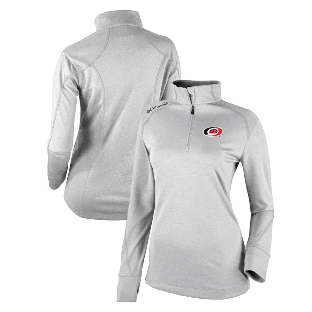 Carolina Hurricanes Columbia Women's Omni-Wick Shotgun 2.0 Quarter-Zip Pullover Top