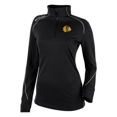 Chicago Blackhawks Columbia Women's Omni-Wick Shotgun 2.0 Quarter-Zip Pullover Top