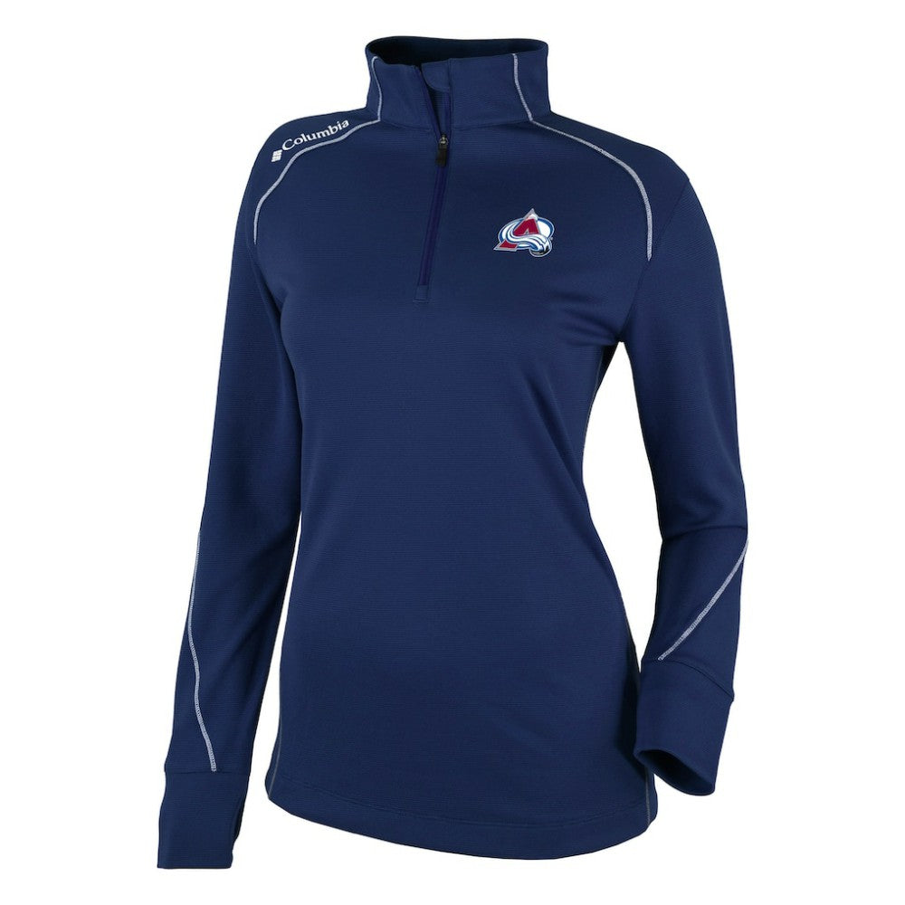 Colorado Avalanche Columbia Women's Omni-Wick Shotgun 2.0 Quarter-Zip Pullover Top