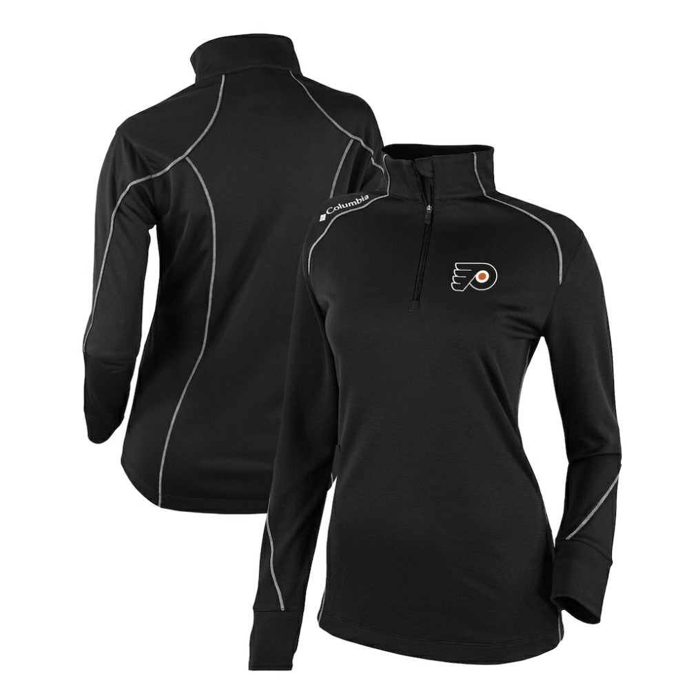 Philadelphia Flyers Columbia Women's Omni-Wick Shotgun 2.0 Quarter-Zip Pullover Top