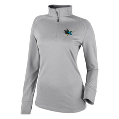 San Jose Sharks Columbia Women's Omni-Wick Shotgun 2.0 Quarter-Zip Pullover Top