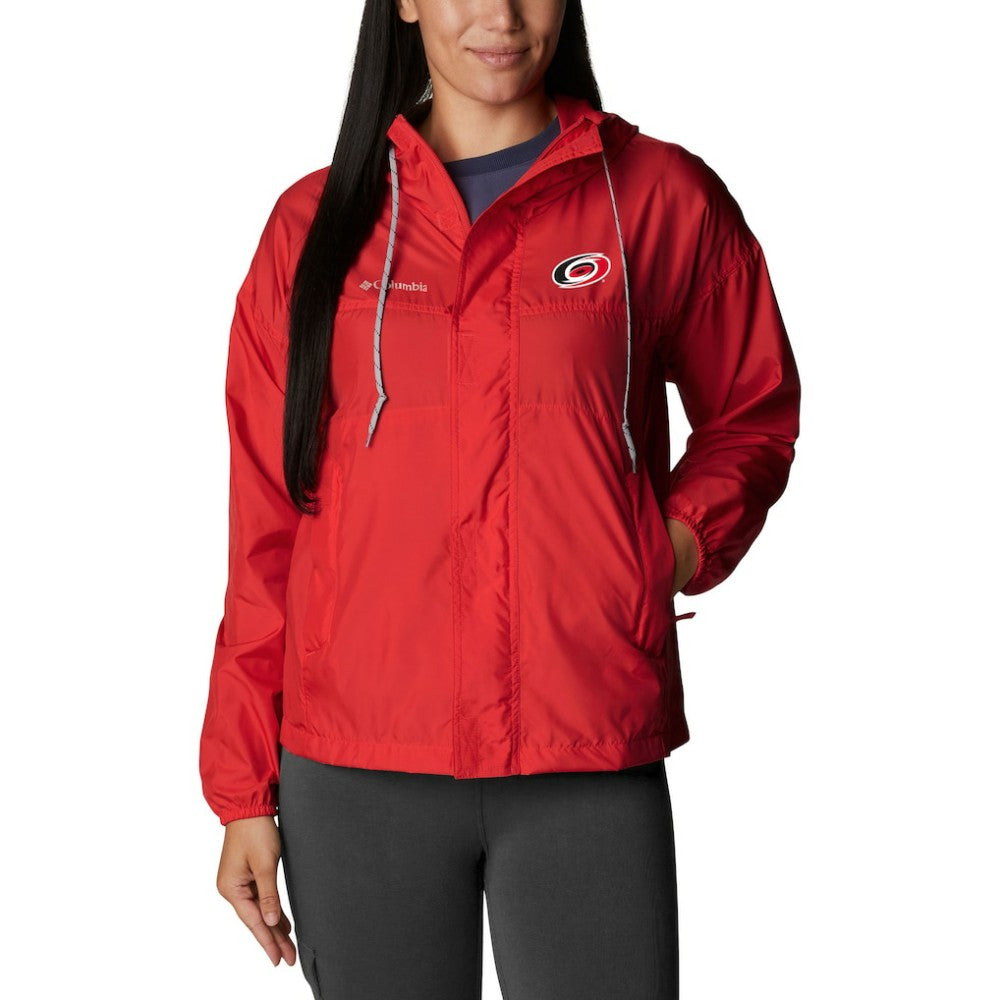 Carolina Hurricanes Columbia Women's Flash Challenger Full-Zip Windbreaker Jacket