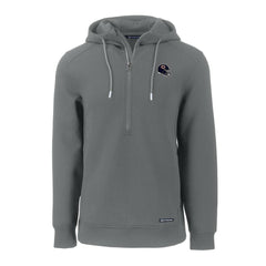 NFL Chicago Bears Cutter & Buck Helmet Roam Eco Half-Zip Recycled Pullover Hoodie