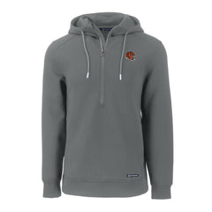 NFL Cincinnati Bengals Cutter & Buck Helmet Roam Eco Half-Zip Recycled Pullover Hoodie