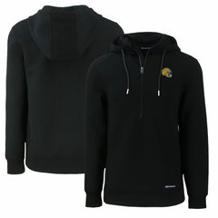 NFL Green Bay Packers Cutter & Buck Helmet Roam Eco Half-Zip Recycled Pullover Hoodie