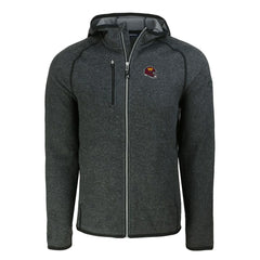 NFL Washington Commanders Cutter & Buck Helmet Mainsail Sweater-Knit Full-Zip Hoodie