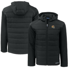 NFL San Francisco 49ers Cutter & Buck Helmet Big & Tall Evoke Hybrid Eco Softshell Recycled Full-Zip Jacket