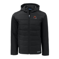 NFL Washington Commanders Cutter & Buck Helmet Big & Tall Evoke Hybrid Eco Softshell Recycled Full-Zip Jacket