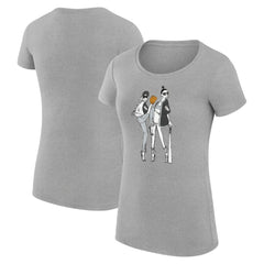 Chicago White Sox G-III 4Her by Carl Banks Women's Super-Slim Fit Lightweight Baseball Girls T-Shirt - Heather Gray