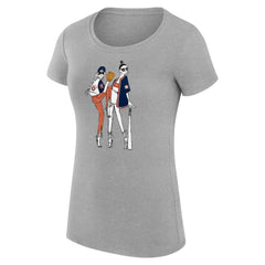Houston Astros G-III 4Her by Carl Banks Women's Super-Slim Fit Lightweight Baseball Girls T-Shirt - Heather Gray