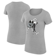 Los Angeles Kings G-III 4Her by Carl Banks Women's Super-Slim Fit Lightweight Hockey Girls T-Shirt