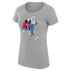 New York Rangers G-III 4Her by Carl Banks Women's Super-Slim Fit Lightweight Hockey Girls T-Shirt