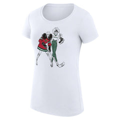 Minnesota Wild G-III 4Her by Carl Banks Women's Super-Slim Fit Lightweight Hockey Girls T-Shirt