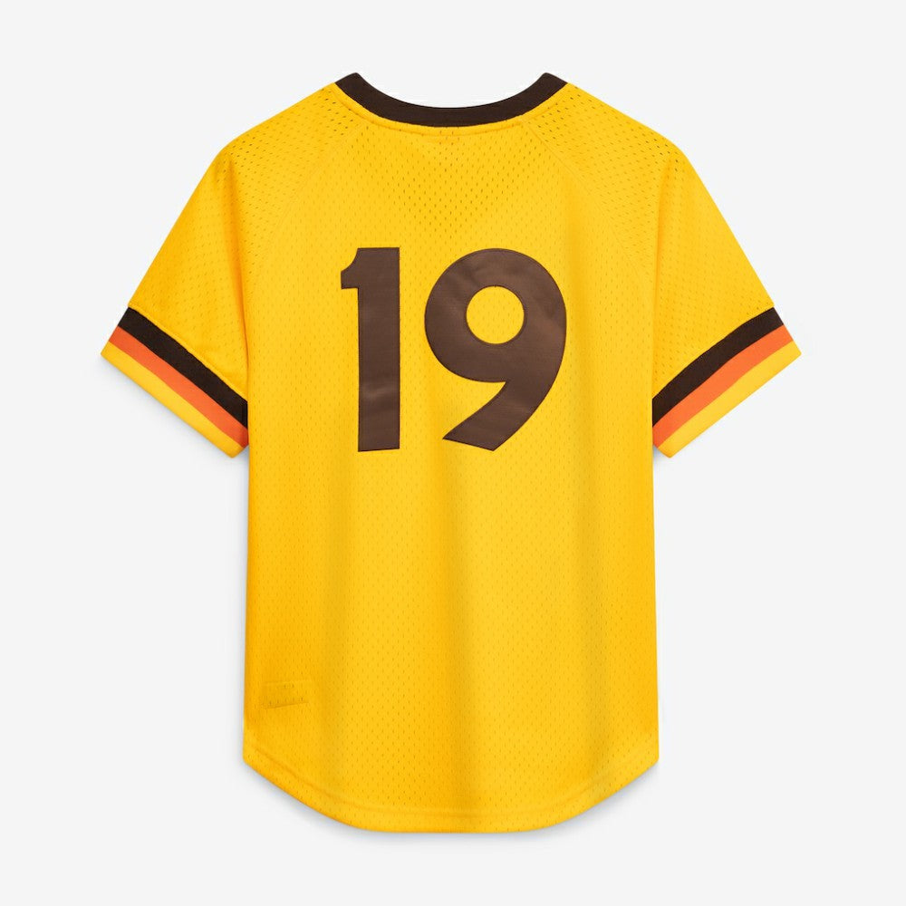 Tony Gwynn San Diego Padres Authentic Batting Practice Jersey - Gold | Mitchell & Ness
