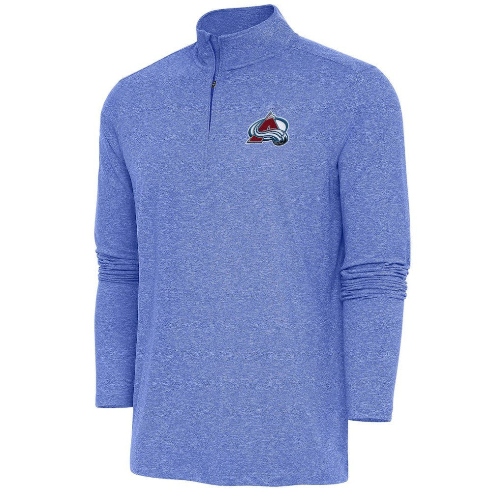 Colorado Avalanche Antigua Hunk Quarter-Zip Pullover Top