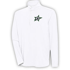Dallas Stars Antigua Hunk Quarter-Zip Pullover Top