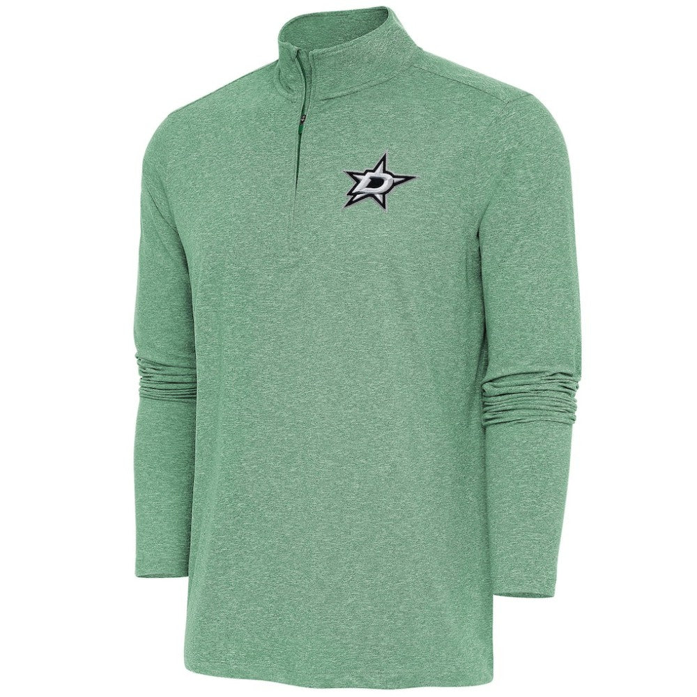Dallas Stars Antigua Hunk Quarter-Zip Pullover Top