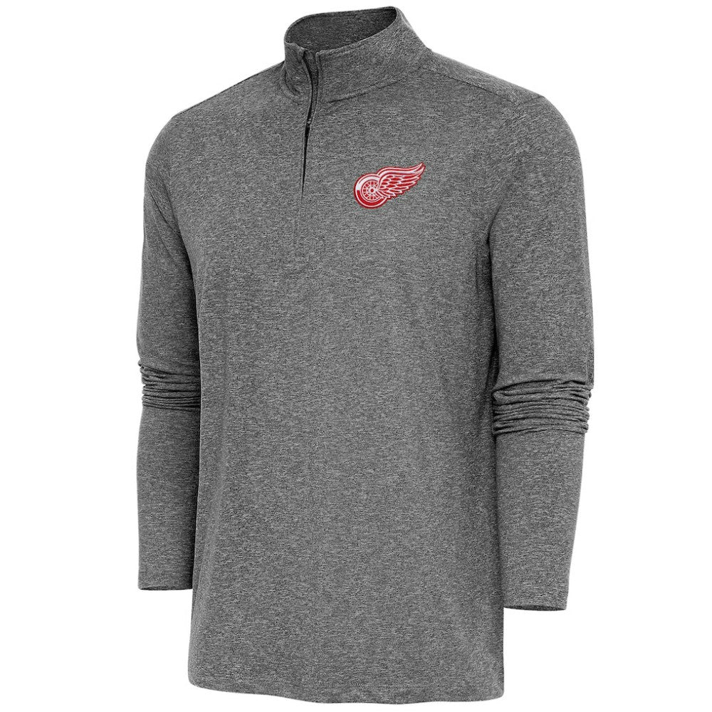 Detroit Red Wings Antigua Hunk Quarter-Zip Pullover Top