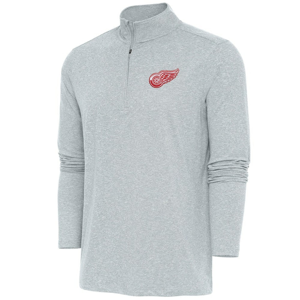 Detroit Red Wings Antigua Hunk Quarter-Zip Pullover Top