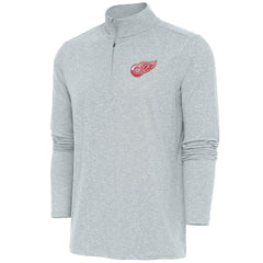 Detroit Red Wings Antigua Hunk Quarter-Zip Pullover Top