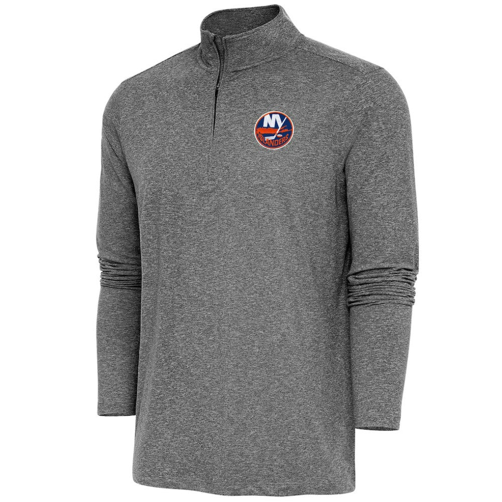 New York Islanders Antigua Hunk Quarter-Zip Pullover Top