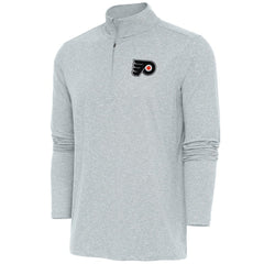Philadelphia Flyers Antigua Hunk Quarter-Zip Pullover Top