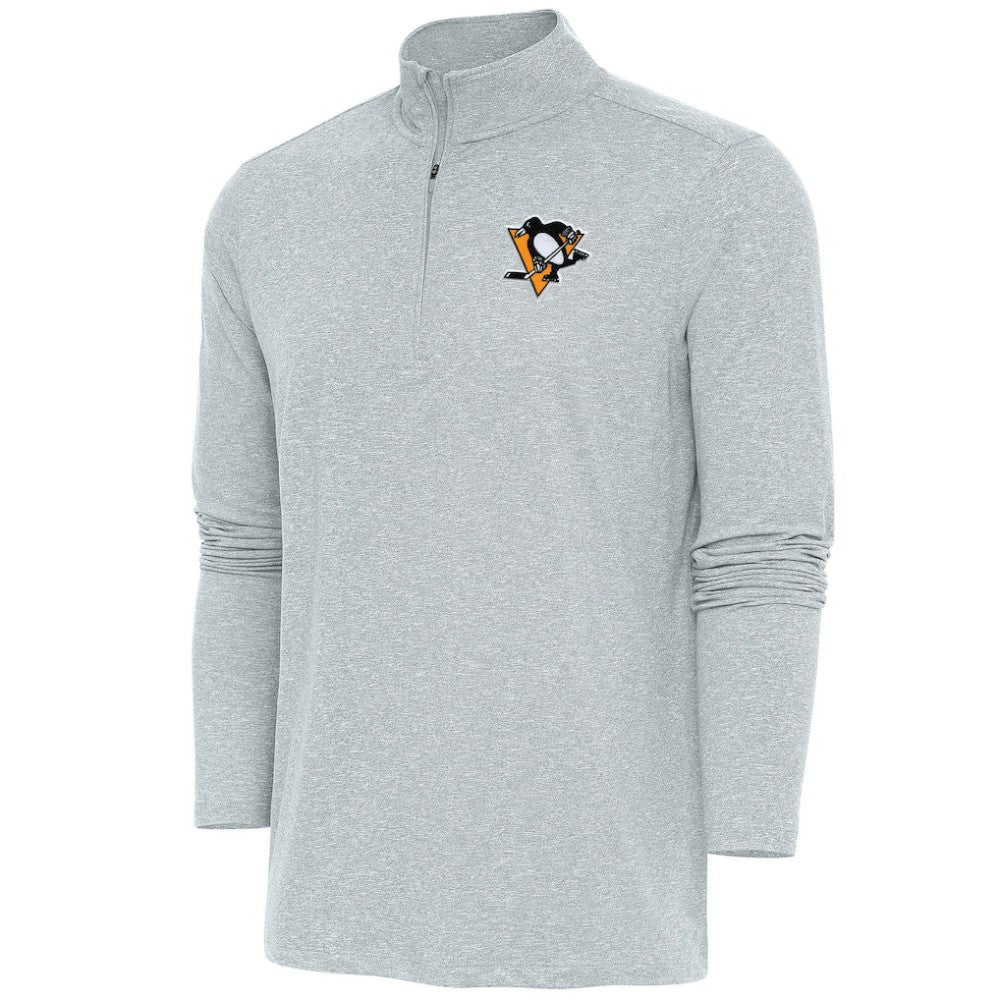 Pittsburgh Penguins Antigua Hunk Quarter-Zip Pullover Top