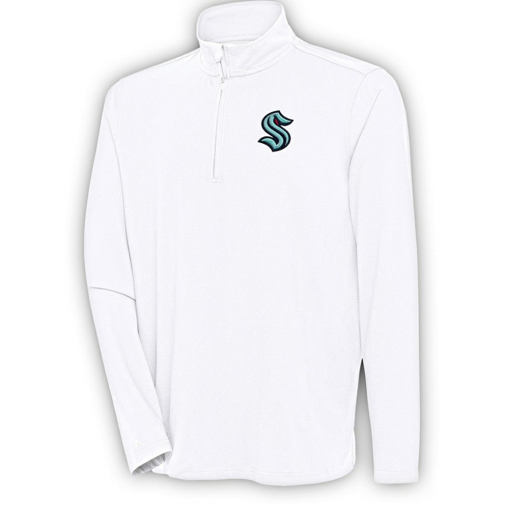 Seattle Kraken Antigua Hunk Quarter-Zip Pullover Top