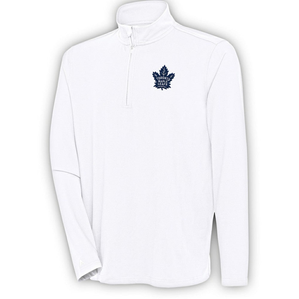 Toronto Maple Leafs Antigua Hunk Quarter-Zip Pullover Top