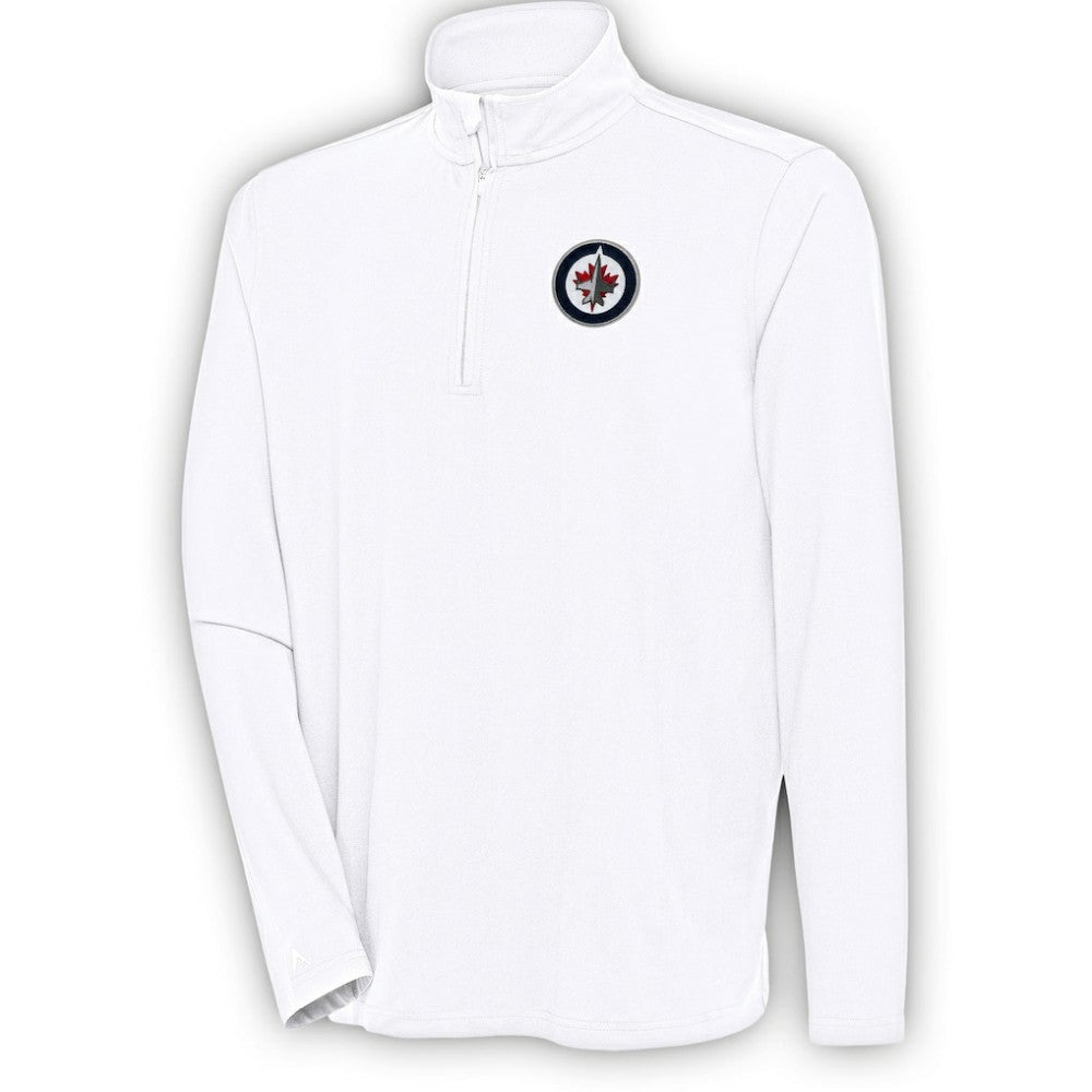 Winnipeg Jets Antigua Hunk Quarter-Zip Pullover Top