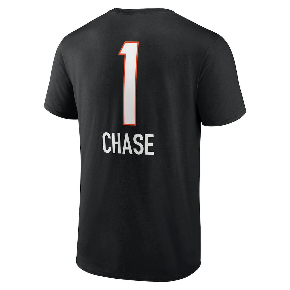 NFL Cincinnati Bengals Ja'Marr Chase  Team Wordmark Player Name & Number T-Shirt
