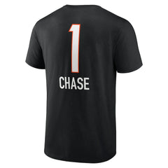 NFL Cincinnati Bengals Ja'Marr Chase  Team Wordmark Player Name & Number T-Shirt