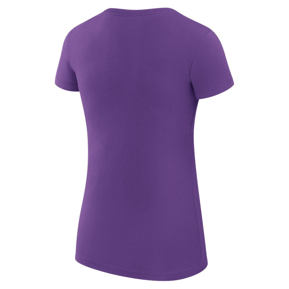 Colorado Rockies G-III 4Her by Carl Banks Women's Super-Slim Fit Lightweight City Graphic T-Shirt - Purple