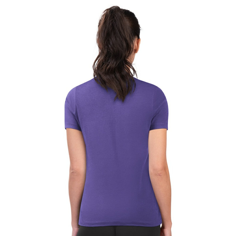 Colorado Rockies G-III 4Her by Carl Banks Women's Super-Slim Fit Lightweight City Graphic T-Shirt - Purple