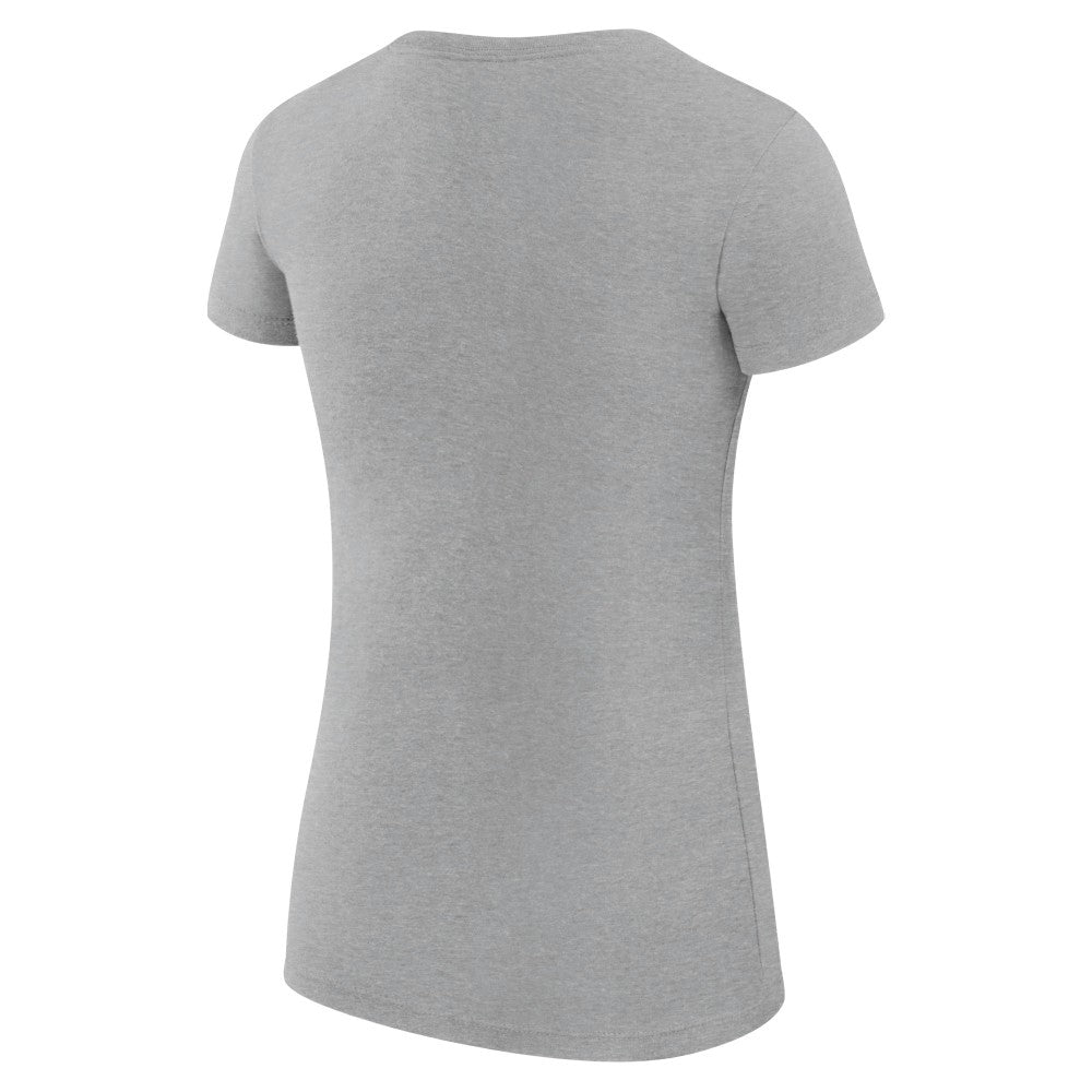 Minnesota Twins G-III 4Her by Carl Banks Women's Super-Slim Fit Lightweight City Graphic T-Shirt - Heather Gray