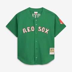 David Ortiz Boston Red Sox Cooperstown Collection Mesh Batting Practice Jersey - Kelly Green | Mitchell & Ness