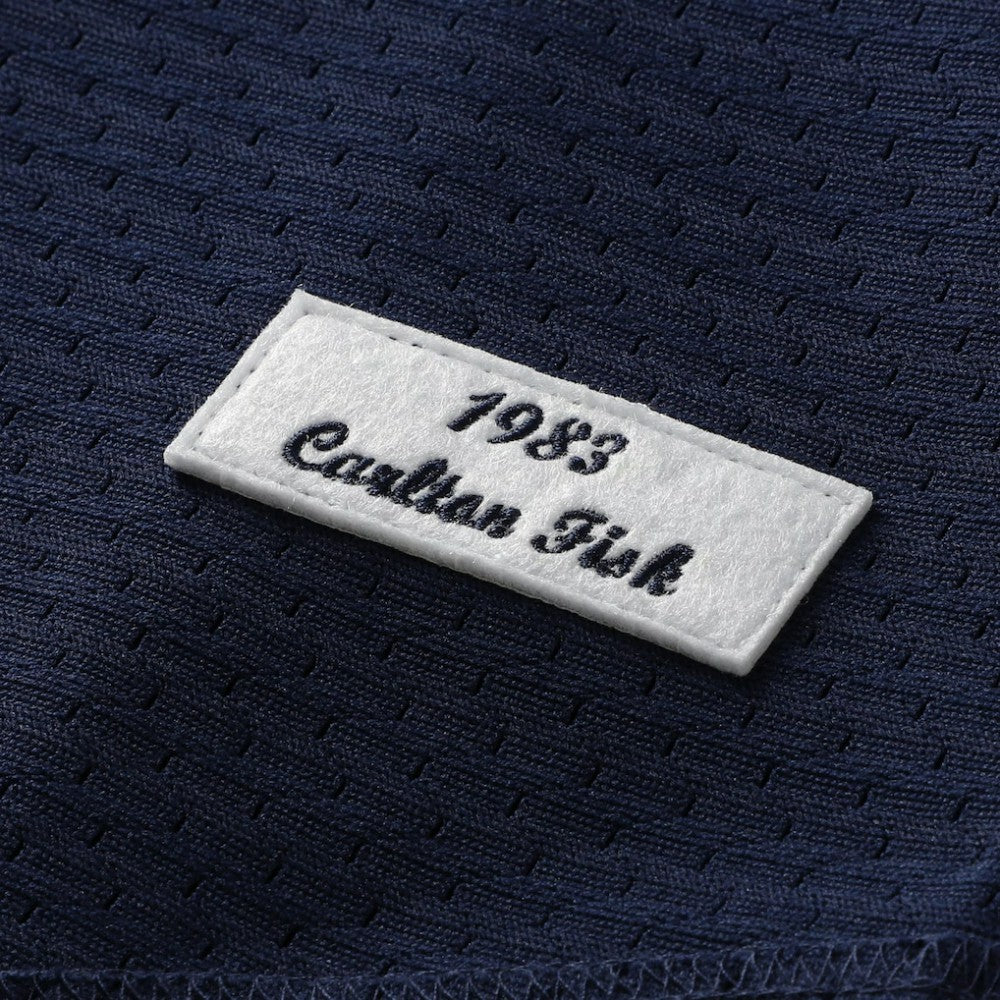 Carlton Fisk Chicago White Sox Authentic Batting Practice Jersey - Navy | Mitchell & Ness