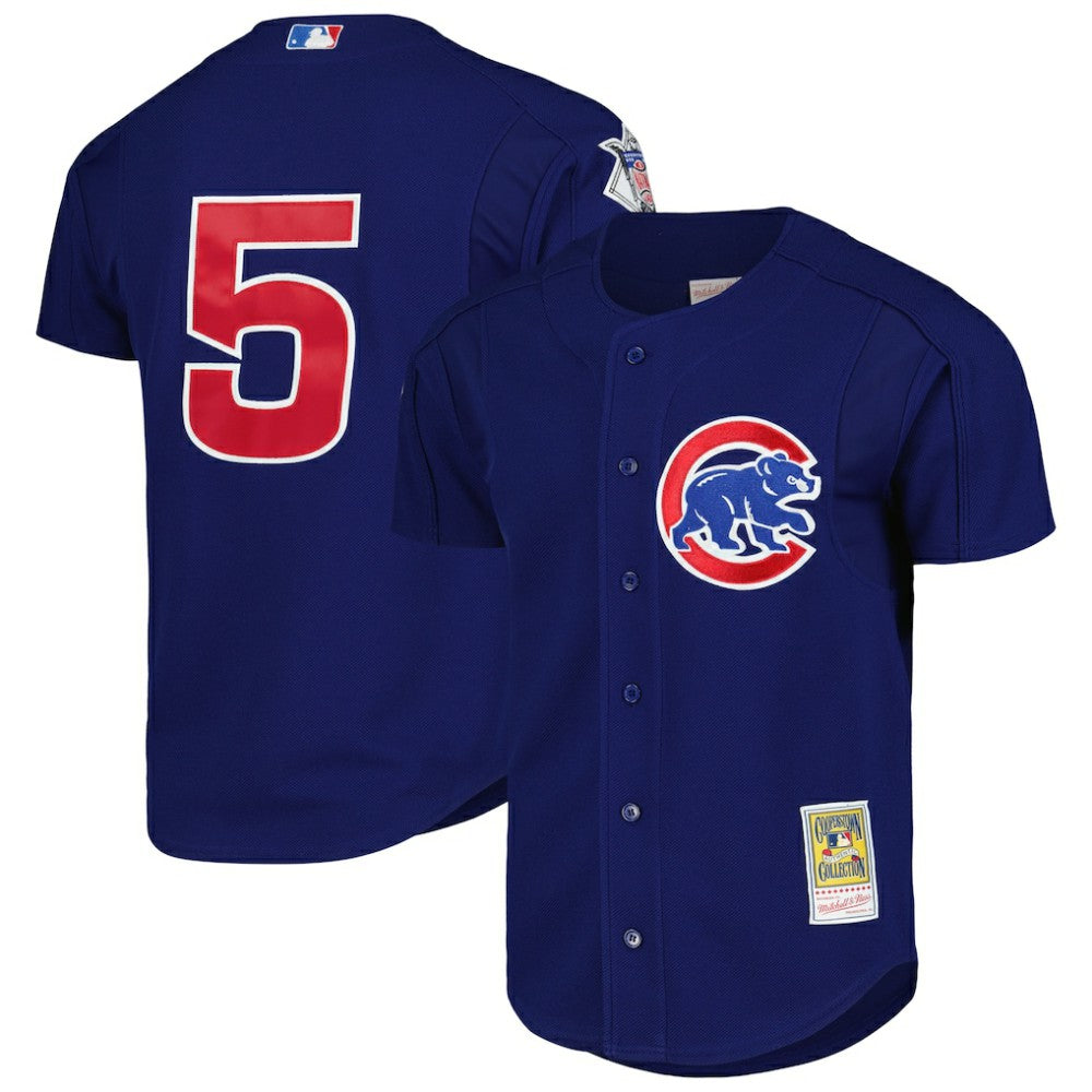 Nomar Garciaparra Chicago Cubs Cooperstown Collection 2005 Batting Practice Jersey - Royal | Mitchell & Ness