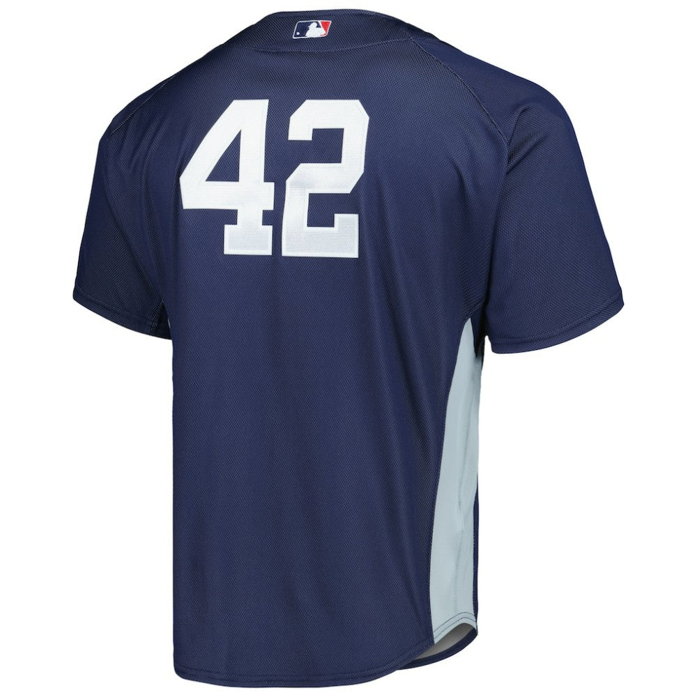 Mariano Rivera New York Yankees Mitchell & Ness Authentic Batting Practice Jersey - Navy | New Era