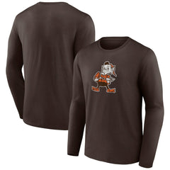 NFL Cleveland Browns Throwback Long Sleeve T-Shirt