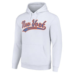 New York Islanders Starter Tailsweep Fleece Tri-Blend Pullover Hoodie