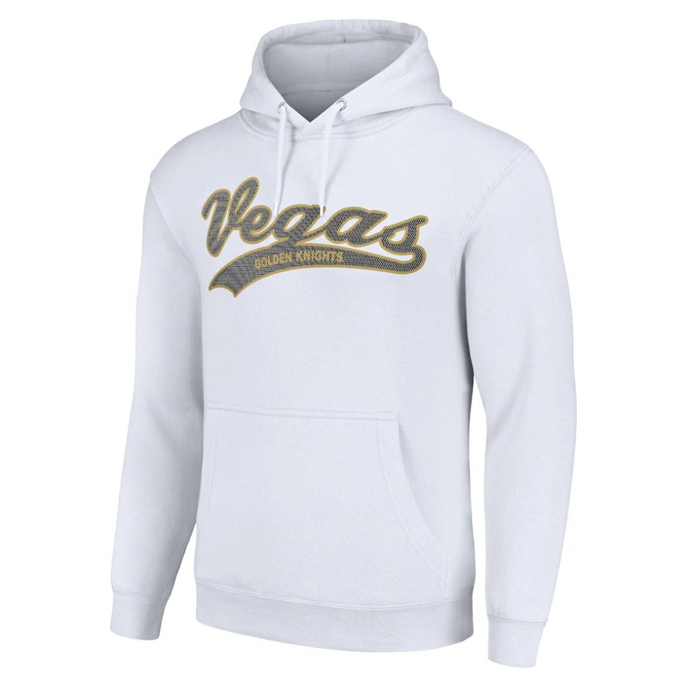 Vegas Golden Knights Starter Tailsweep Fleece Tri-Blend Pullover Hoodie