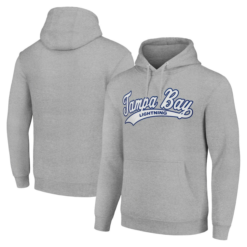 Tampa Bay Lightning Starter Tailsweep Fleece Tri-Blend Pullover Hoodie