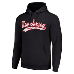 New Jersey Devils Starter Tailsweep Fleece Tri-Blend Pullover Hoodie