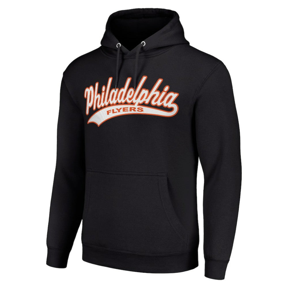Philadelphia Flyers Starter Tailsweep Fleece Tri-Blend Pullover Hoodie