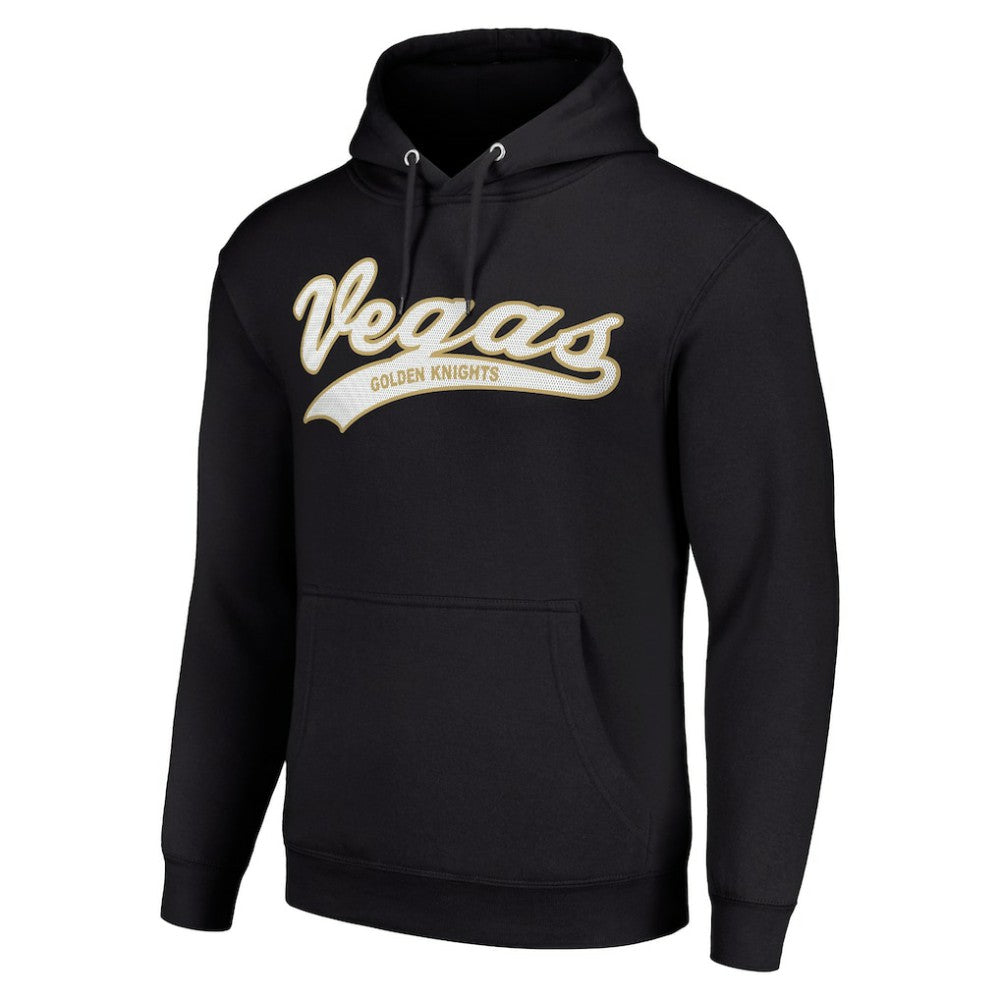 Vegas Golden Knights Starter Tailsweep Fleece Tri-Blend Pullover Hoodie