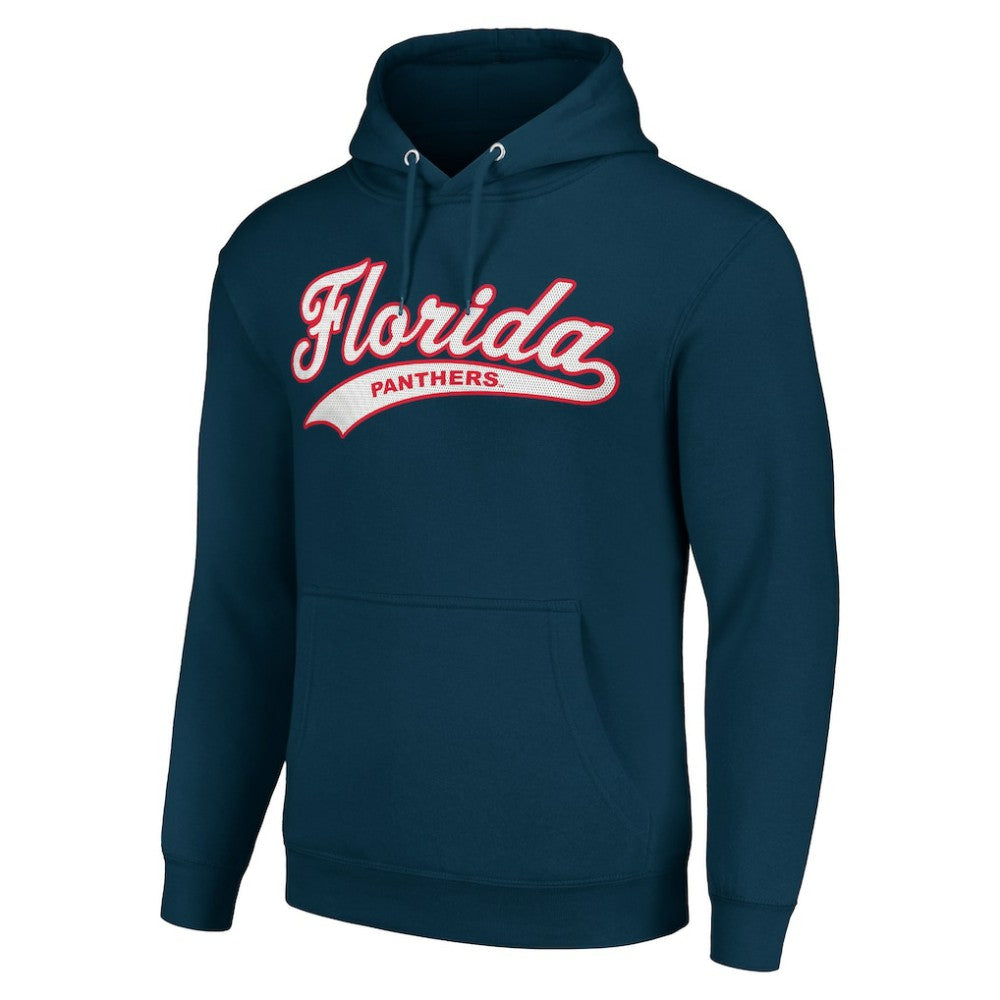 Florida Panthers Starter Tailsweep Fleece Tri-Blend Pullover Hoodie